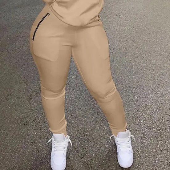 Blushmark Plain Zipper Up Khaki Pants Sets Review