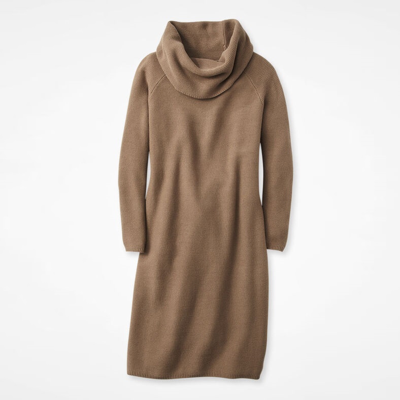 Coldwater Creek Cowlneck Sweater Dress Review