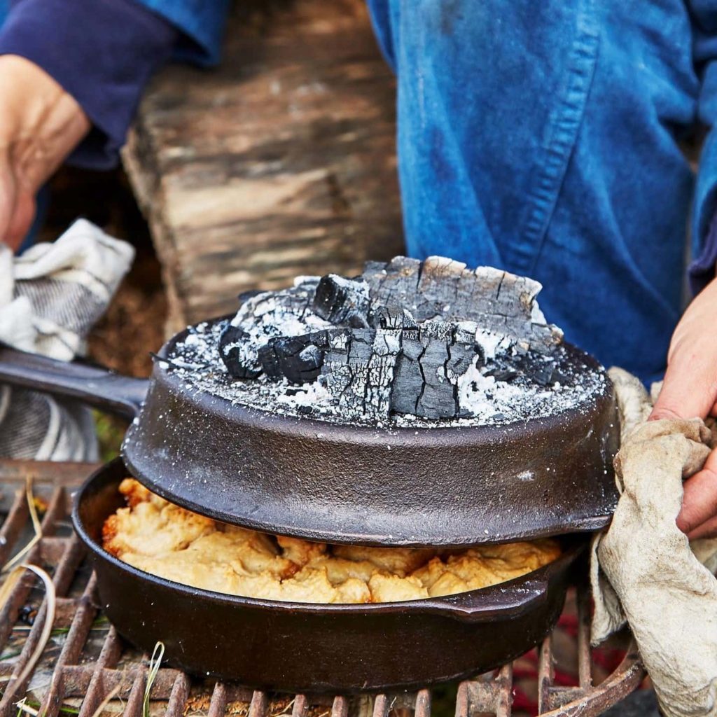 Frying in a Cast Iron Dutch Oven – Field Company