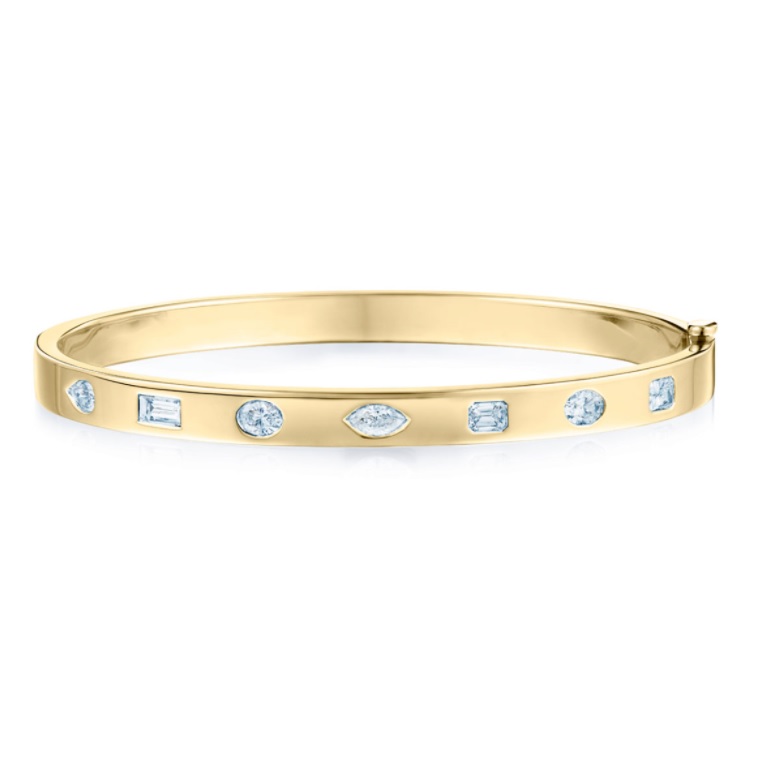 Kwiat Kwiat Slim Bangle with Fancy Shape Diamonds Review