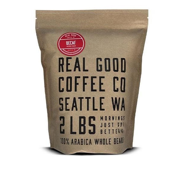 Real Good Coffee Decaf Medium Roast Whole Bean Coffee 2 Lb Review