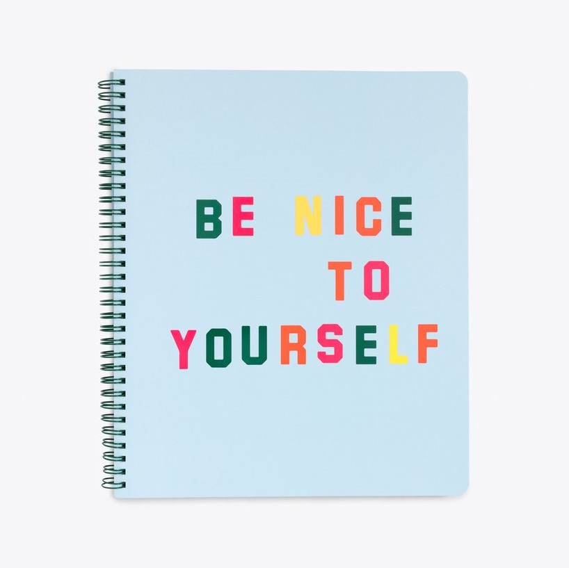 ban.do Rough Draft Large Notebook - Be Nice To Yourself Review