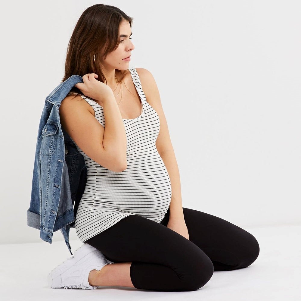 A Pea in the Pod Luxe Rib Knit Maternity Tank Top Review