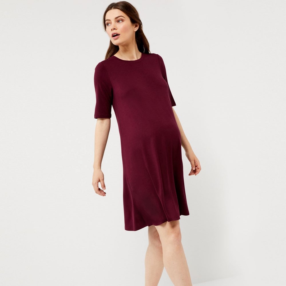 A Pea in the Pod Luxe A-Line Knit Maternity Dress Review