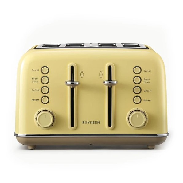 Buydeem 4-Slice Toaster Mellow Yellow DT-6B83Y Review