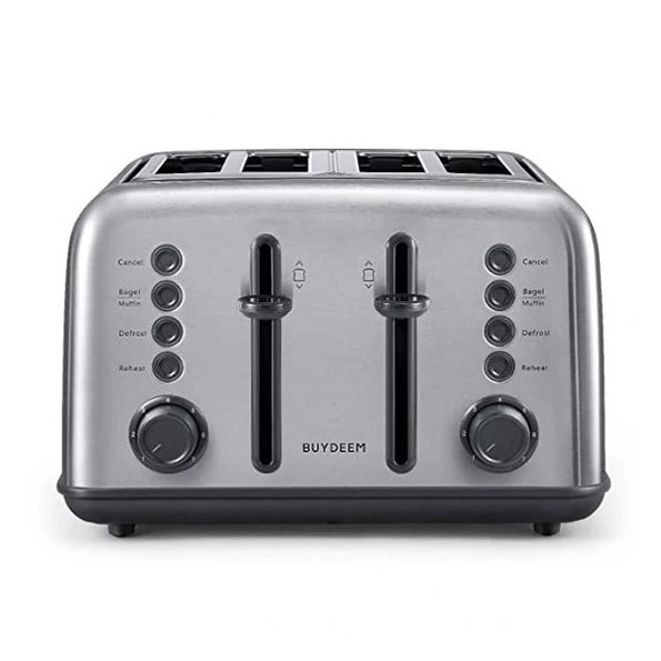 Buydeem 4-Slice Toaster Stainless Steel DT-6B83S Review