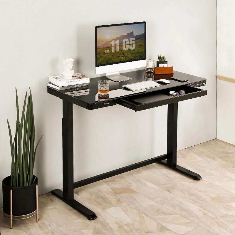 FlexiSpot Comhar All-in-One Standing Desk Glass Top Review