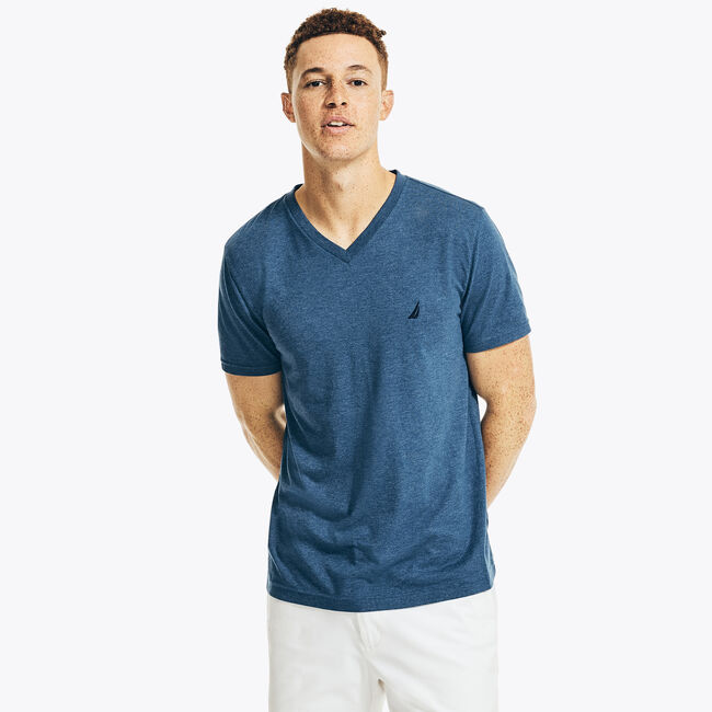 Nautica Heathered V-Neck T-Shirt Review