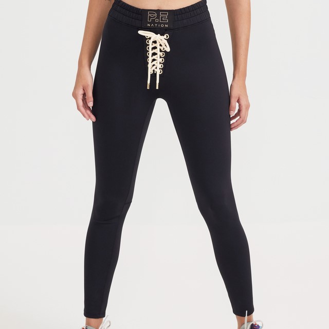 PE Nation Review 7 PE Nation Drop Step Legging In Black Review