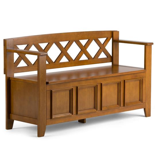 Simpli Home Amherst Entryway Storage Bench Review