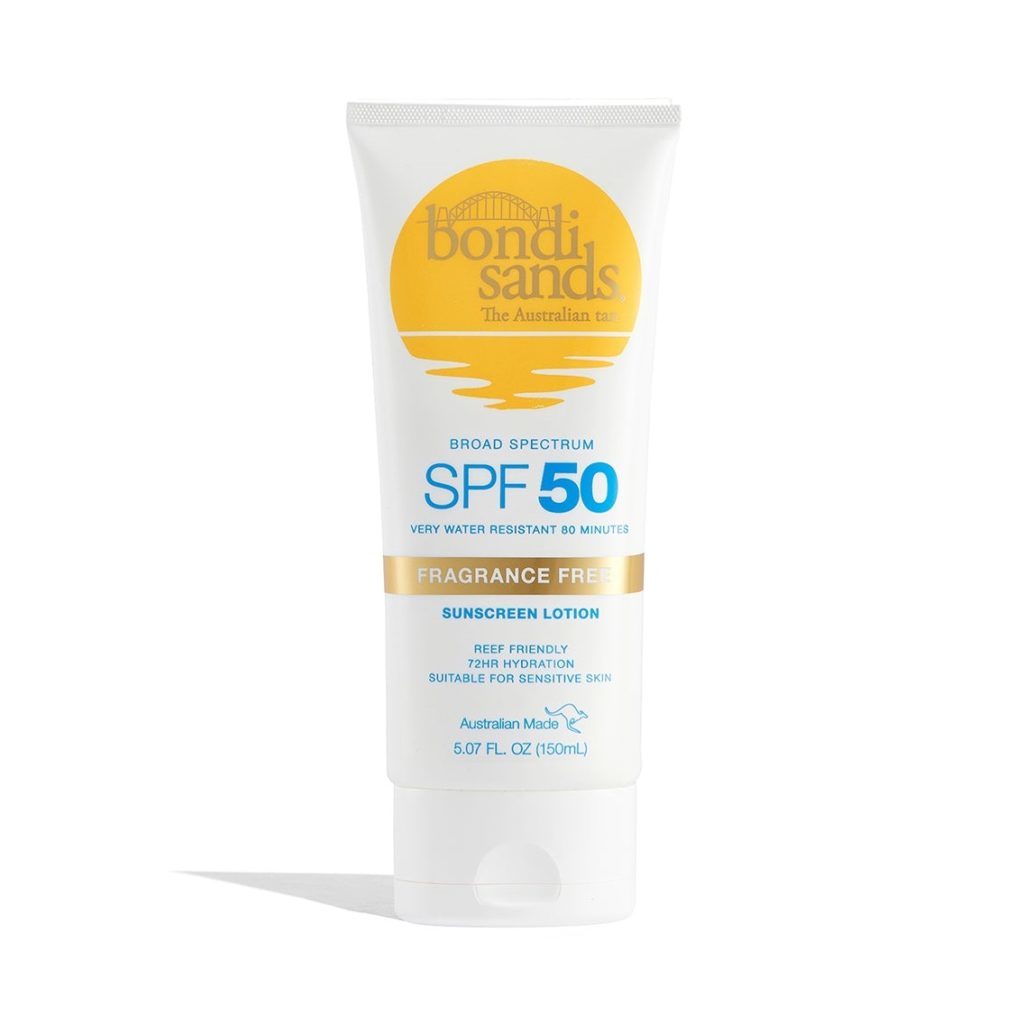 Bondi Sands SPF 50 Fragrance Free Sunscreen Lotion Review