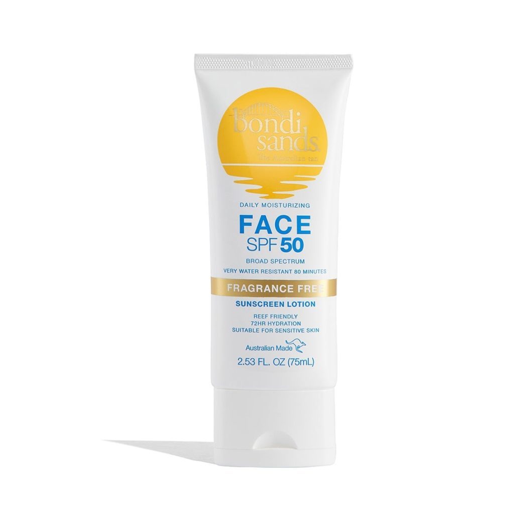 Bondi Sands SPF 50 Fragrance Free Face Sunscreen Lotion Review