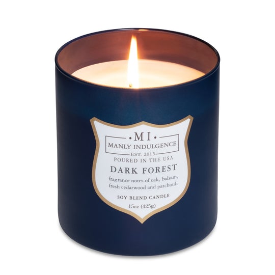 Colonial Candle Manly Indulgence Scented Jar Candle Signature Collection Dark Forest Review