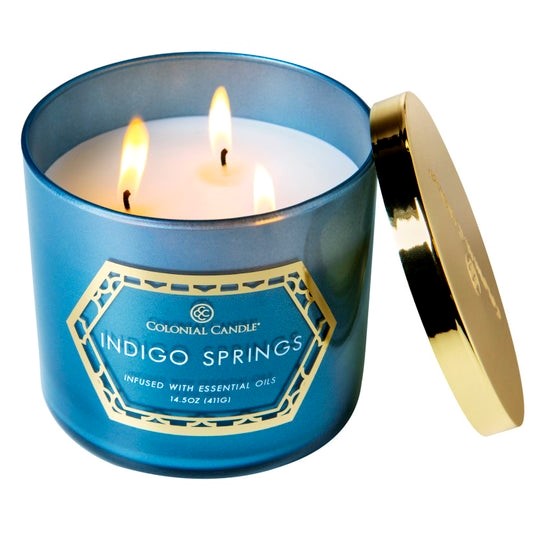 Colonial Candle Colonial Luxe Scented Jar Candle Indigo Springs Review