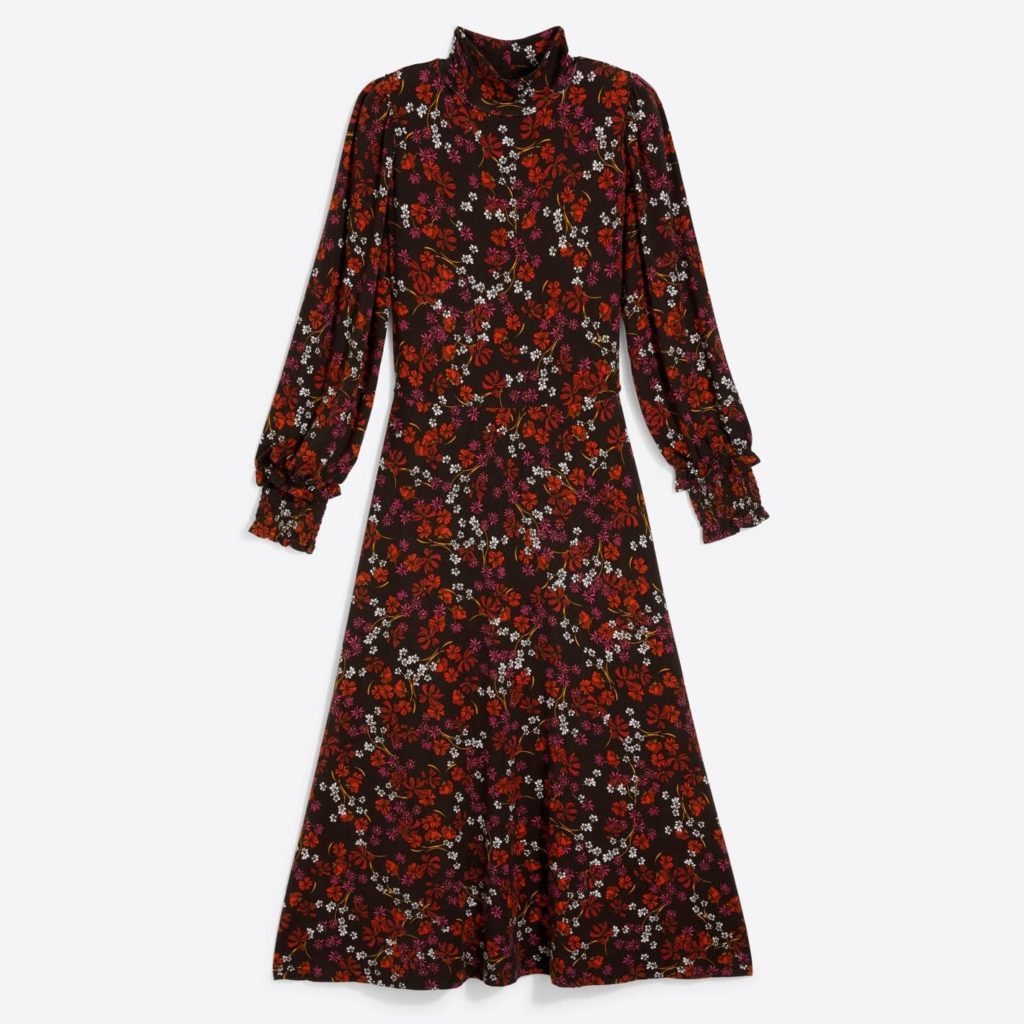 Draper James Turtleneck Knit Dress in Ribbon Flower Review