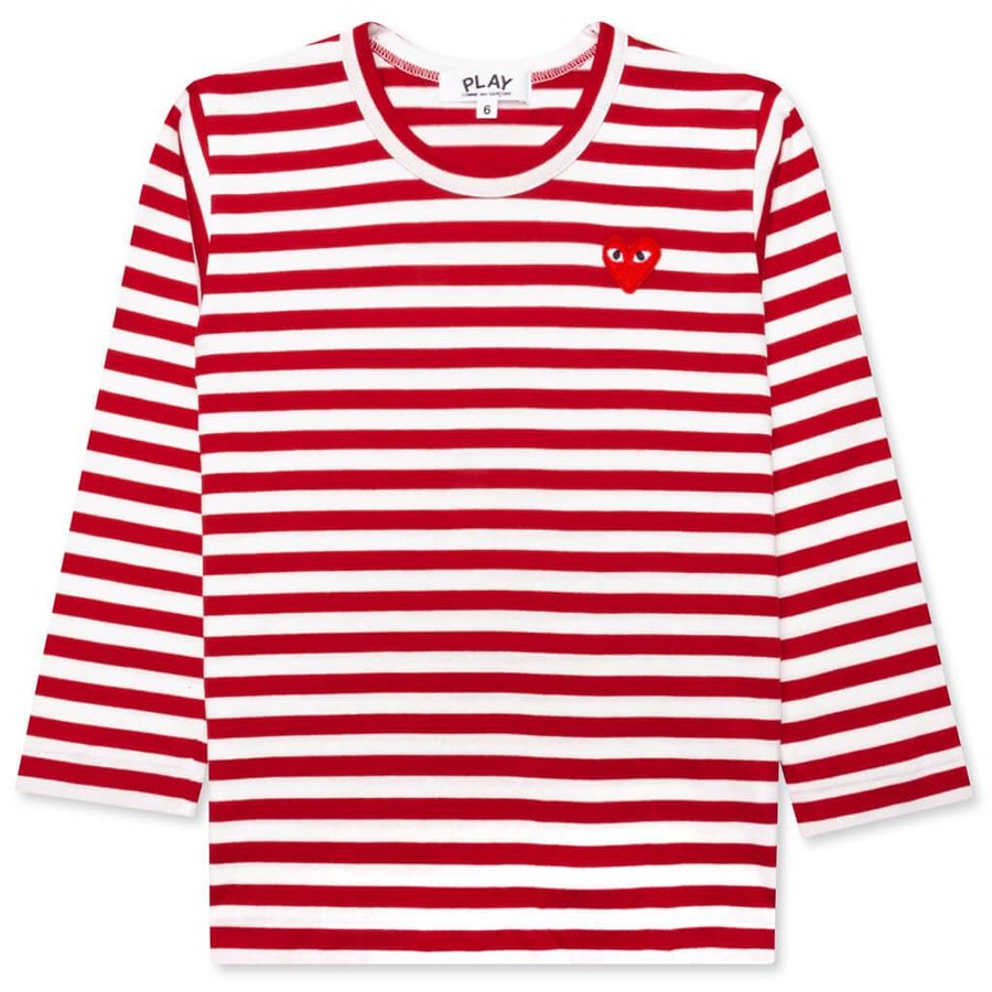 Feature Comme Des Garcons Play Kid’s Striped Long Sleeve T-Shirt Review