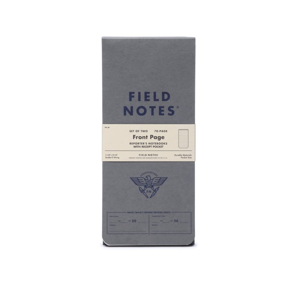 Field Notes Frontpage Review