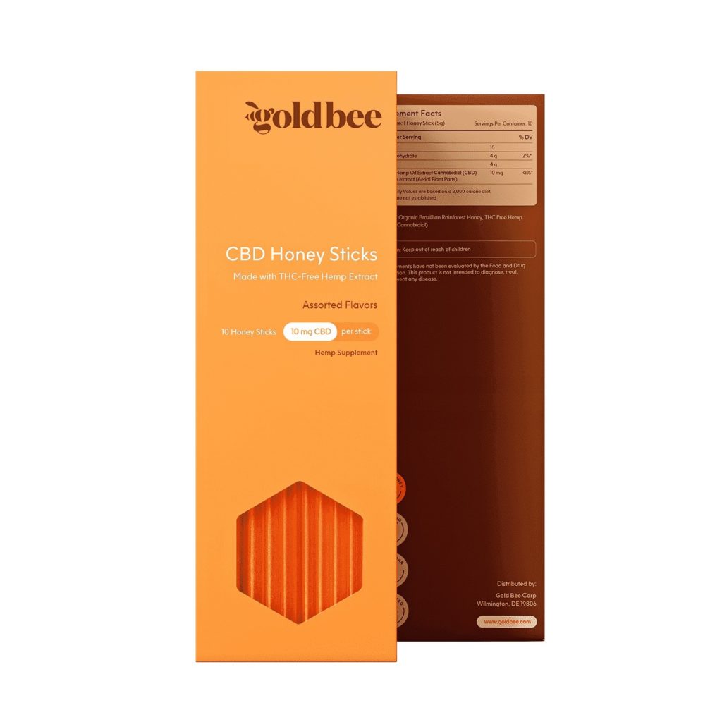 Goldbee CBD Honey Sticks Review