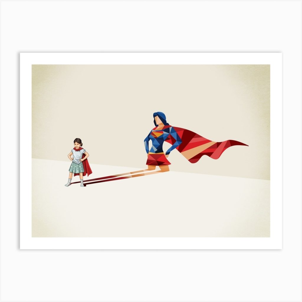 IamFy Super Shadows Heroine Art Print by Jason Ratliff Review