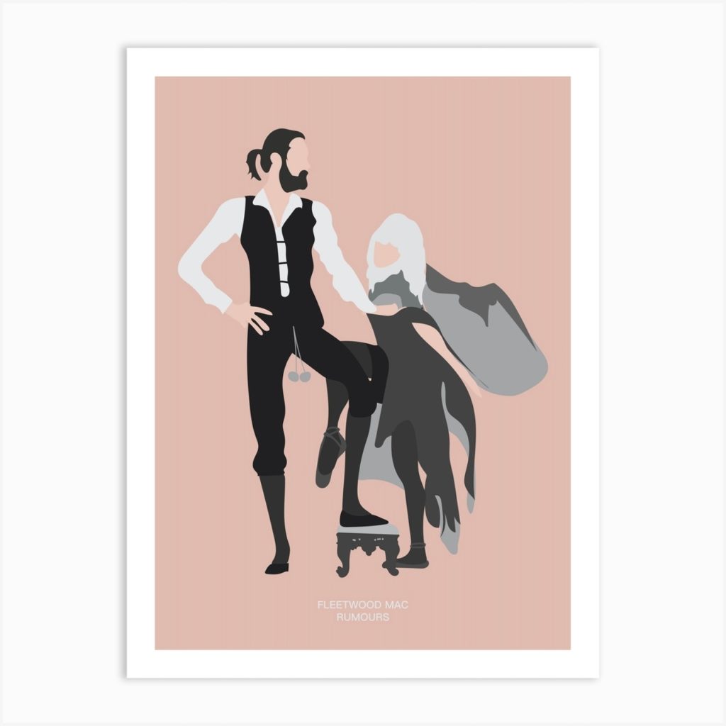 IamFy Review 6 IamFy Fleetwood Mac Rumours Pink Art Print by Mambo Review
