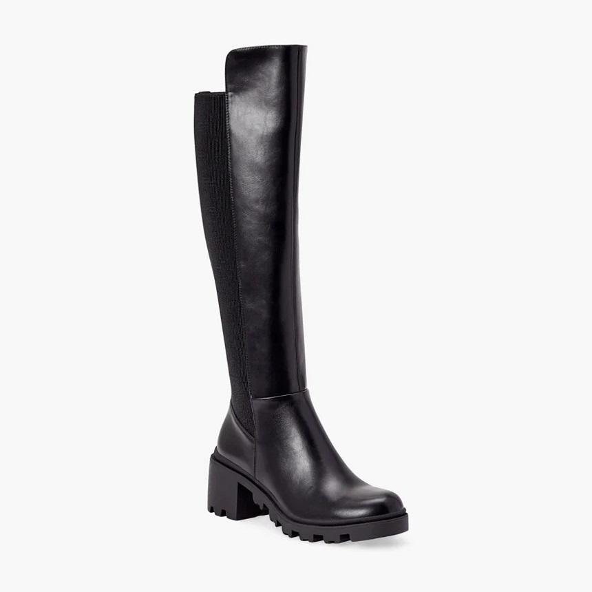 JustFab Ayden Chunky Block Heeled Boot Review