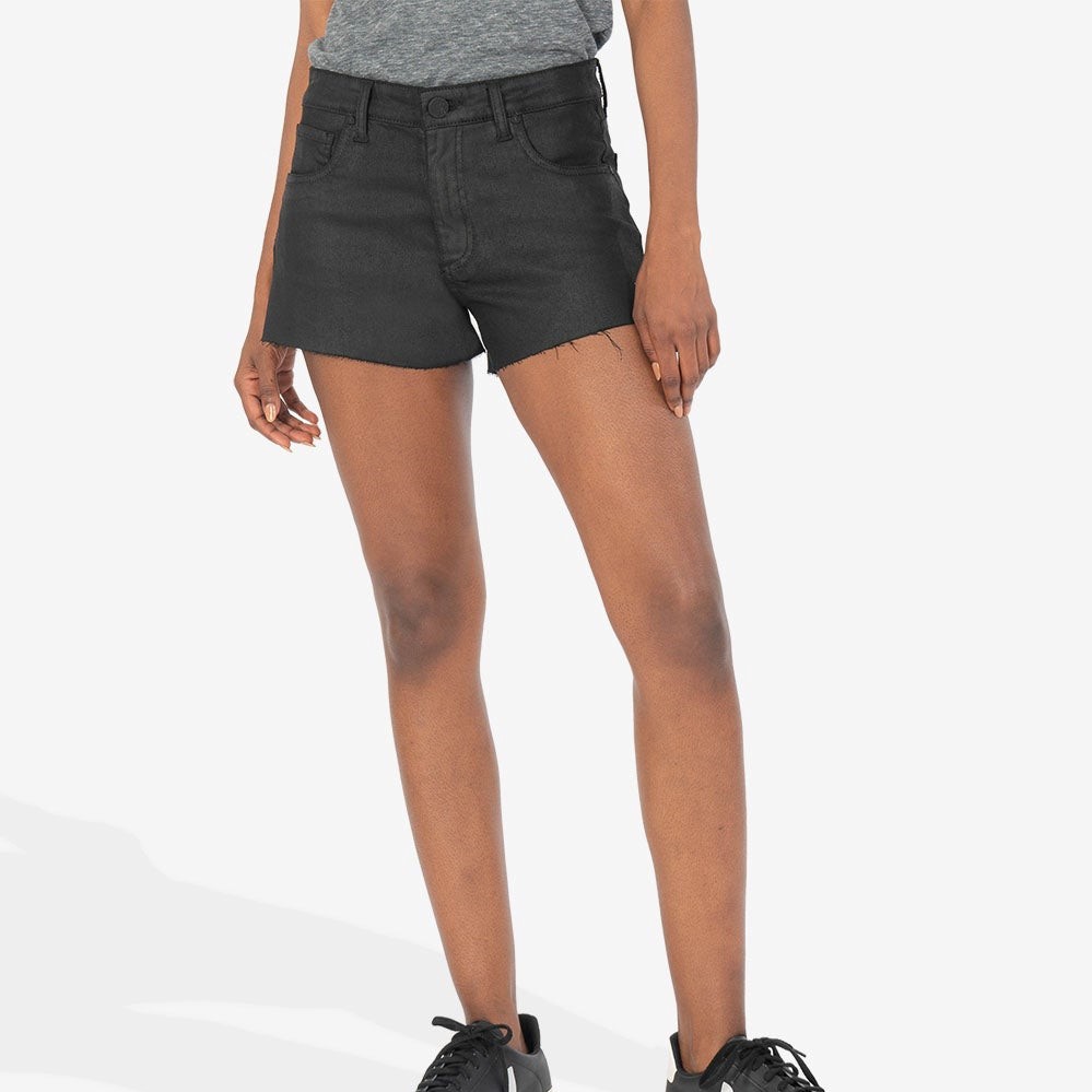 Kut from the Kloth Jane Faux Leather High Rise Short Review