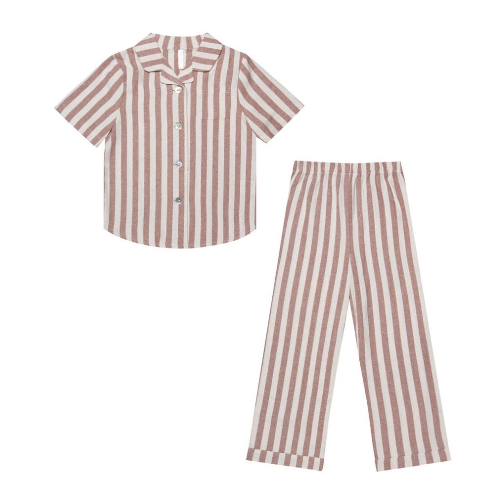 Ladida Rylee and Cru Wine Stripe Organic Bedtime Set Review