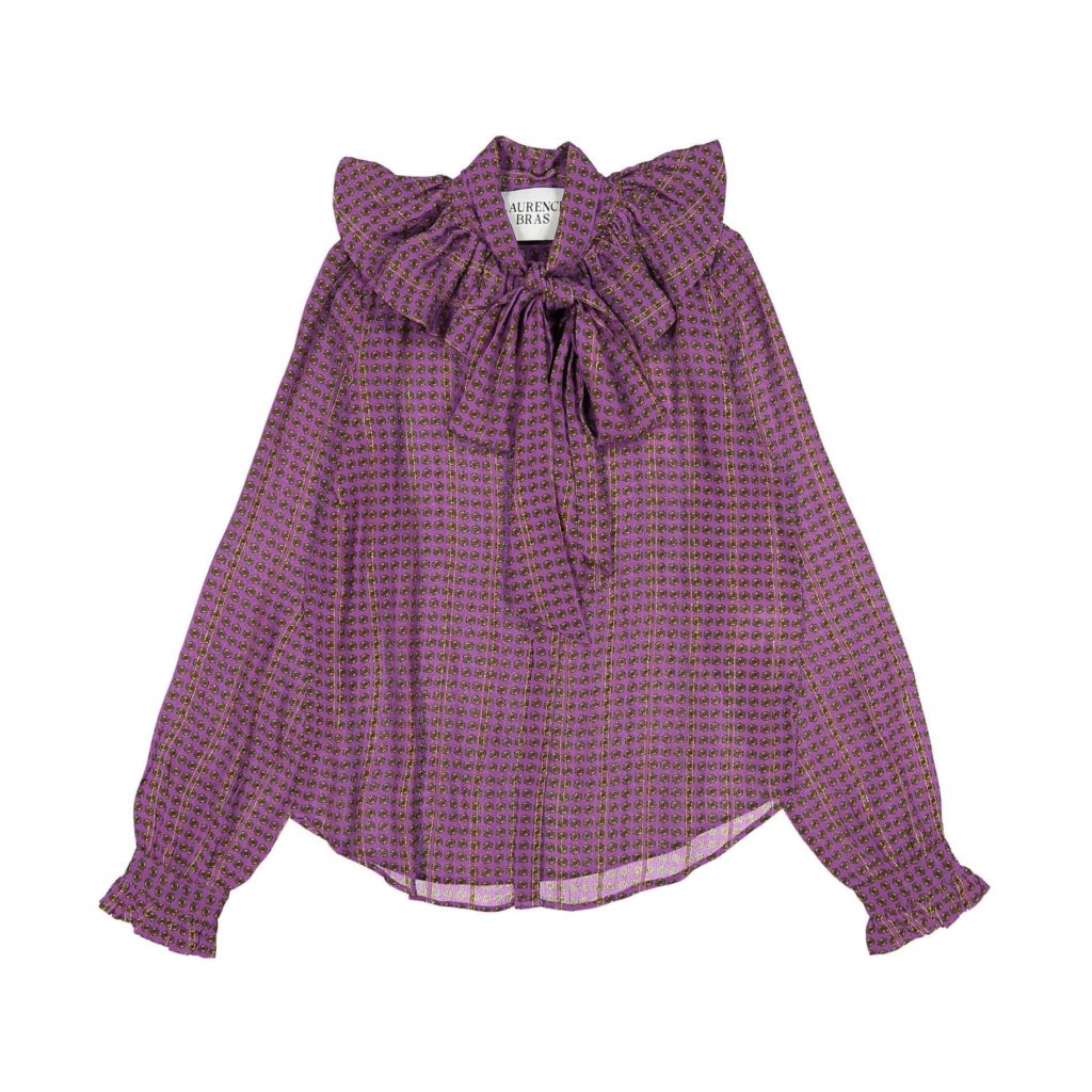 Ladida Laurence Bras Purple Dot Harrods Blouse Review