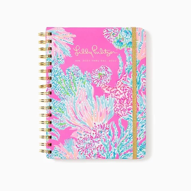 Lilly Pulitzer 2022 Large Monthly Planner - 12 Month Review