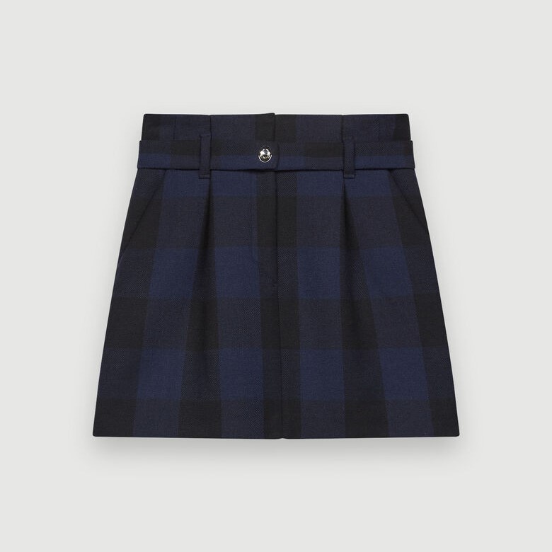Maje Review 7 Maje Checked Pleated Skirt Review