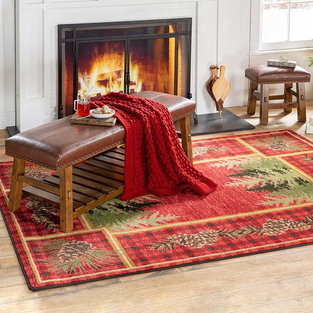 Plow and Hearth Pine Cone Valley Plaid EnduraStran Area Rug Review