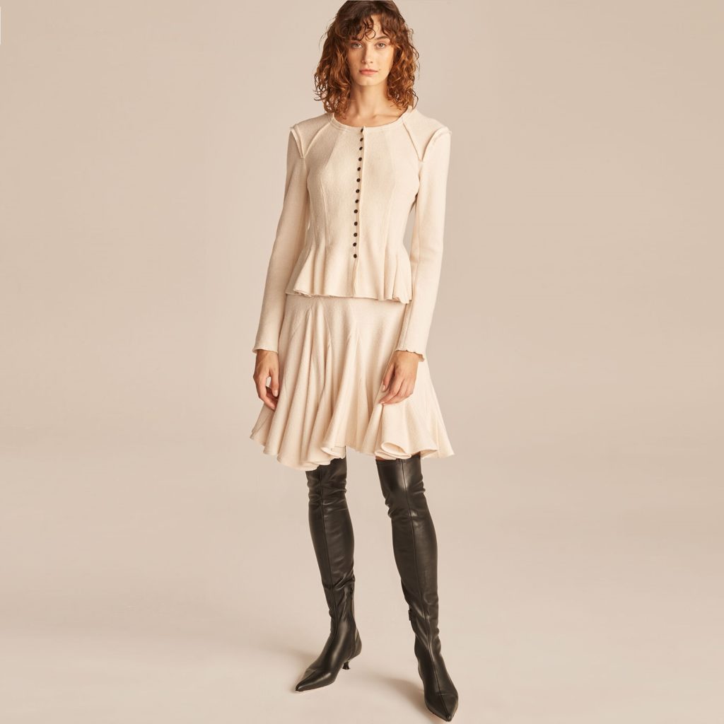 Rebecca Taylor Godet Wool Skirt Review