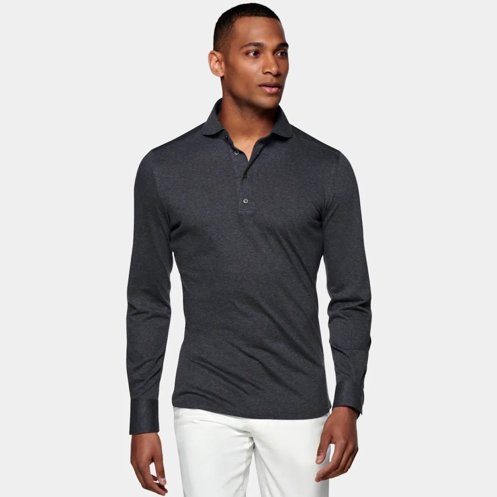 Suit Supply Dark Grey Jersey Extra Slim Fit Popover Review