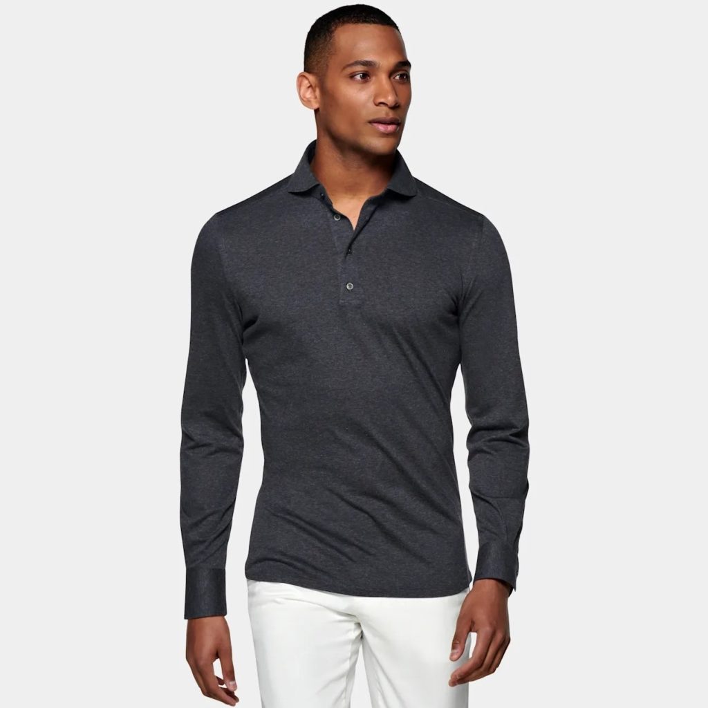 Suit Supply Dark Grey Jersey Extra Slim Fit Popover Review