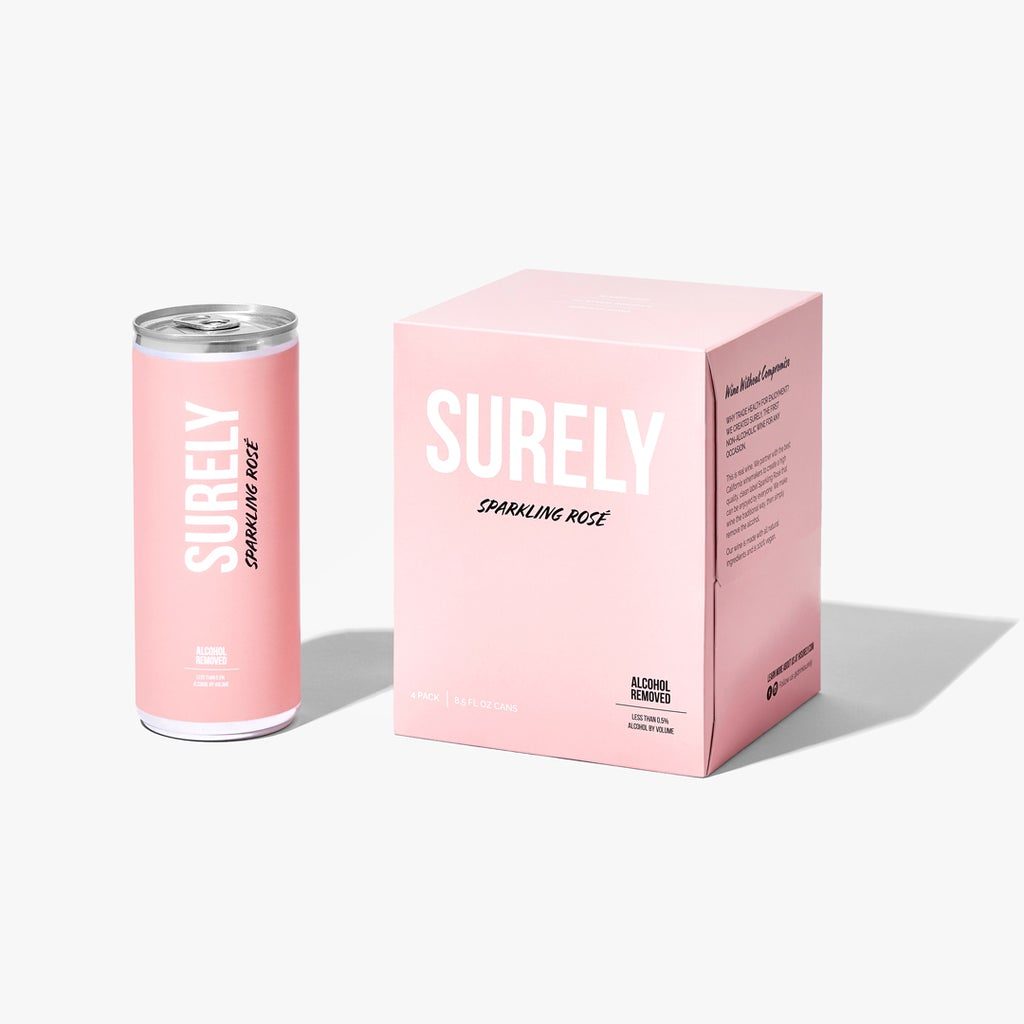 Surely Non-Alcoholic Sparkling Rose Can (4 Pack) Review