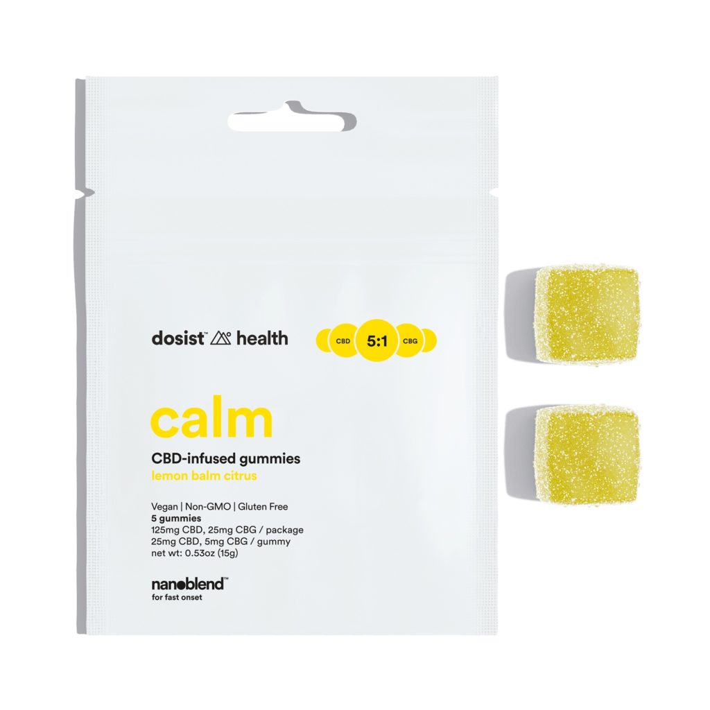 Dosist Review 6 Dosist Calm CBD Vegan Gummy Sachet Review