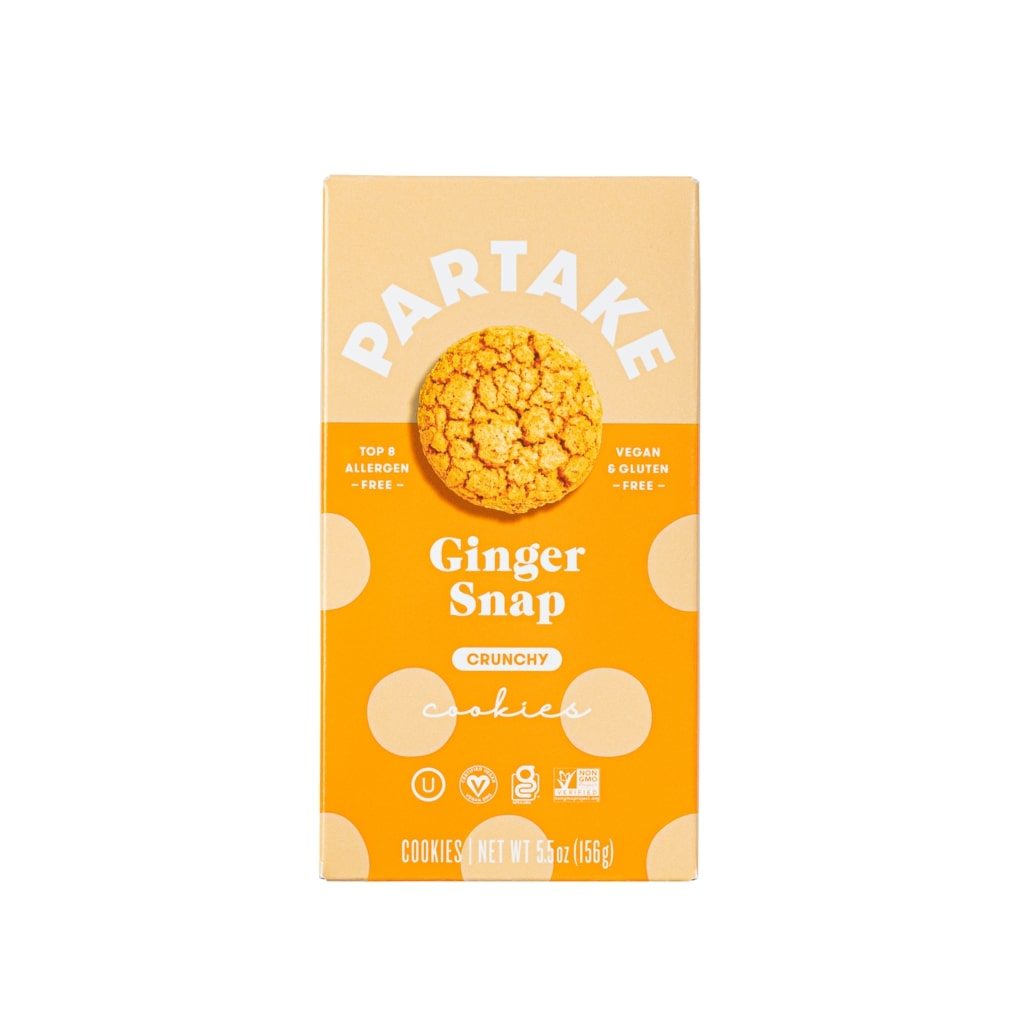 Partake Foods Crunchy Ginger Snap Cookies Review