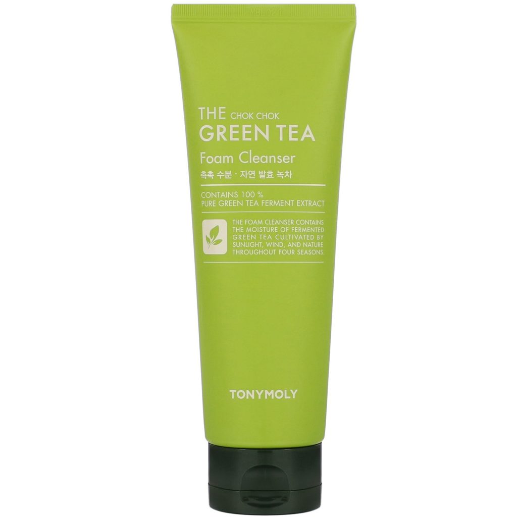 TONYMOLY The Chok Chok Green Tea Foaming Cleanser Review  