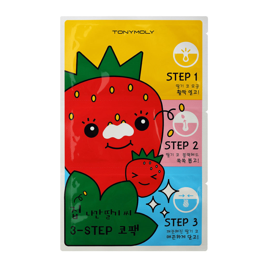 TONYMOLY Runaway Strawberry Seeds 3 Nose Pack (Set of 2) Review 