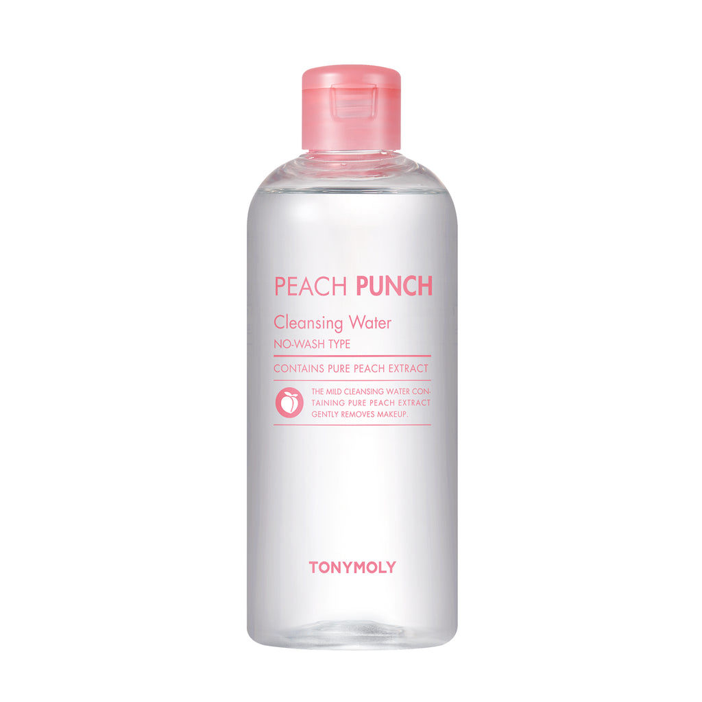TONYMOLY Peach Punch Cleansing Water Review 