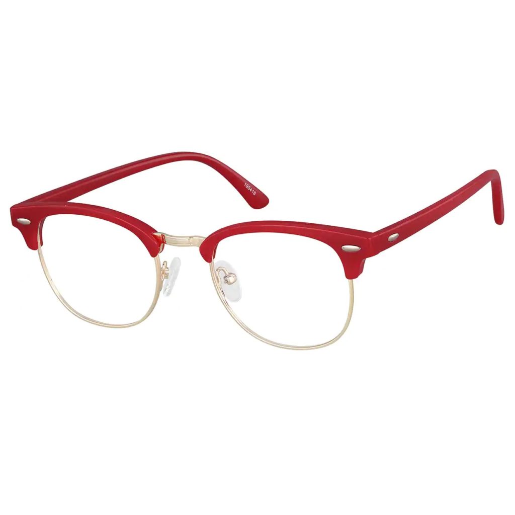 Zenni Red Browline Glasses Review