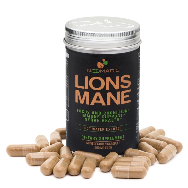 Best Lion's Mane Supplements 4 Noomadic Lion’s Mane Mushroom Capsules