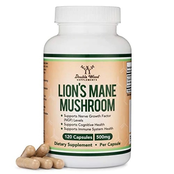 Best Lion's Mane Supplements 7 Double Wood Supplements Lion’s Mane Mushroom Capsules