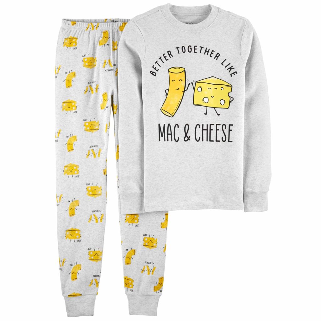 Carter’s 2-Piece Adult Mac & Cheese 100% Snug Fit Cotton PJs Review