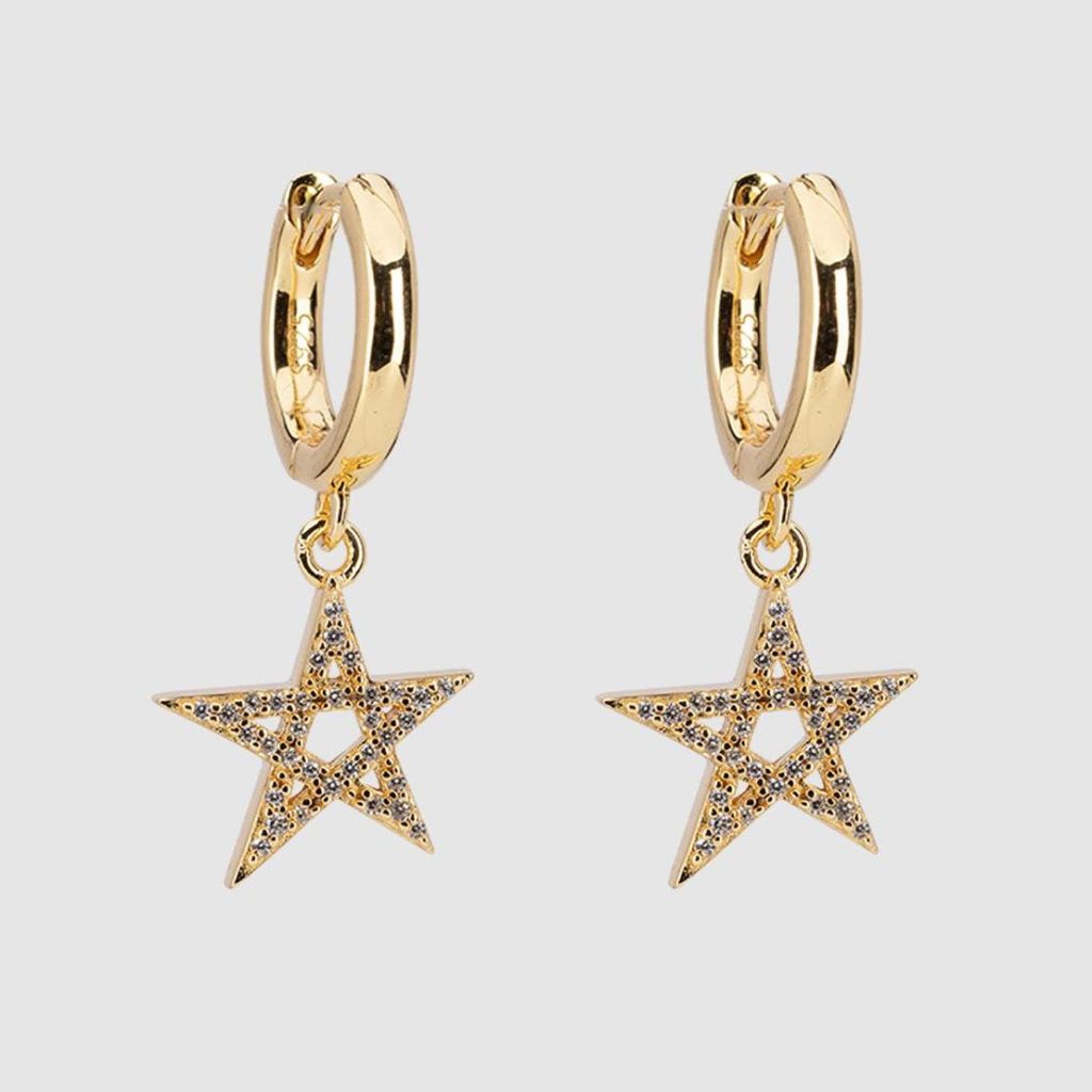 Cernucci Iced Star Earrings Gold Review