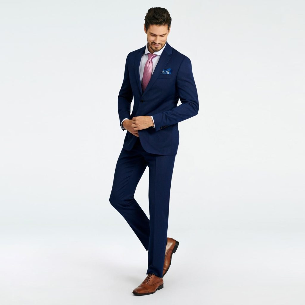 Indochino Hereford Cavalry Twill Blue Suit Review