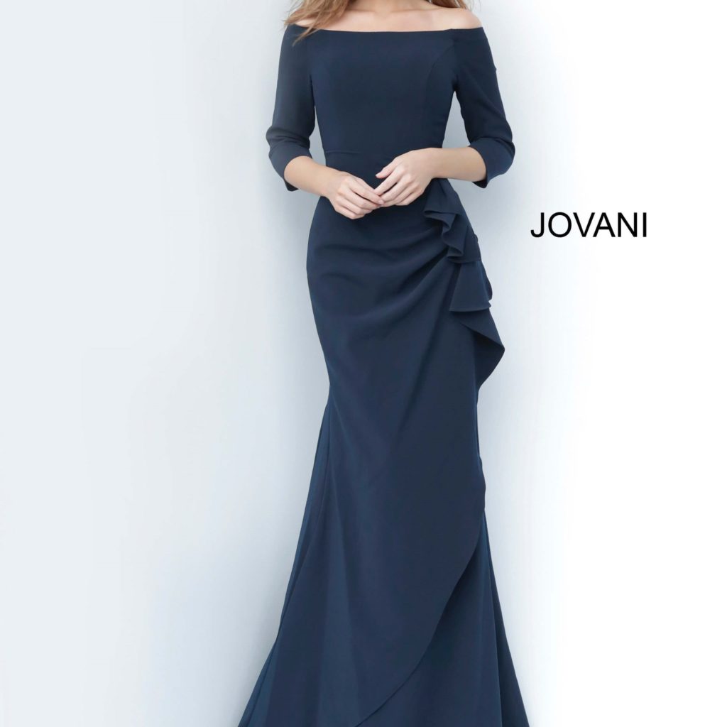 Jovani Dresses 00446 Off the Shoulder Ruched Dress Review