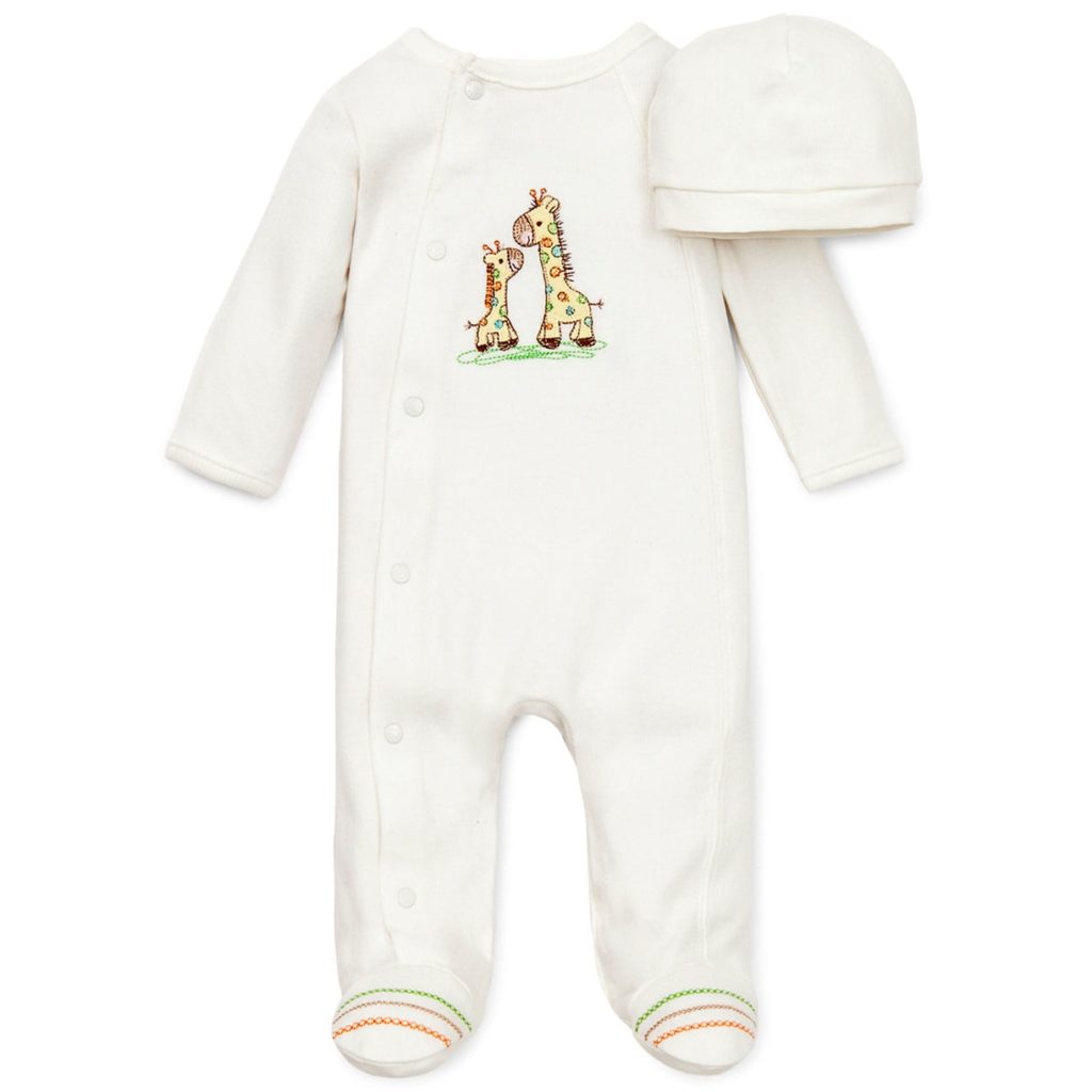 Little Me Giraffe Footed One-Piece Review