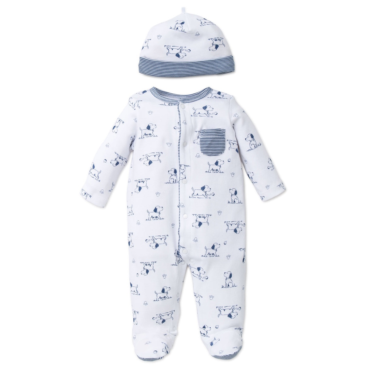 Little Me Clothes For Baby Boys' Dino 3-Piece Sherpa Set, Blue Multicolor, 12 Months