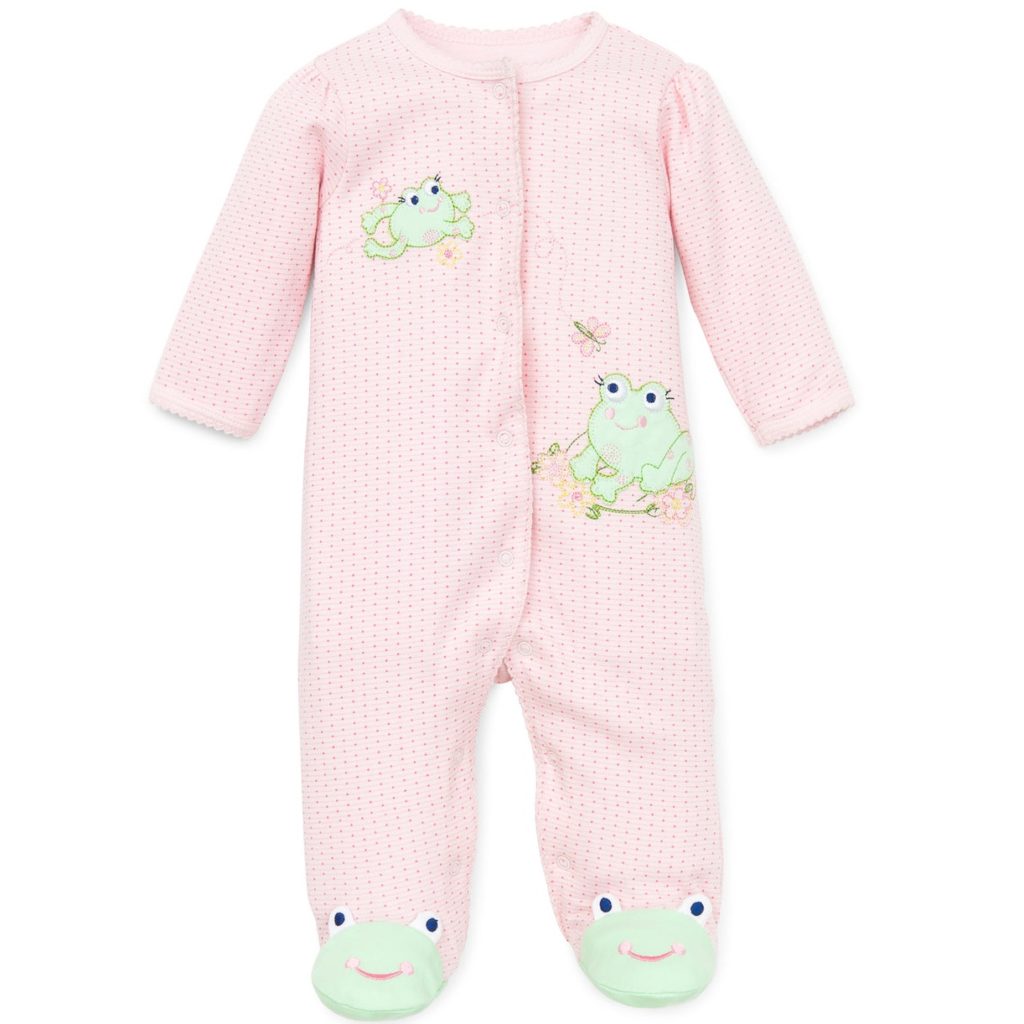 Little Me Frog Friends Footed One-Piece Review